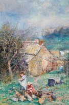 The cottage children (Rain and sunshine)