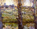 Orchard In Bloom With Poplars 1889