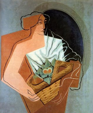 Femme avec un panier 1927
