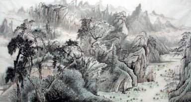 Hills - Chinese Painting