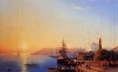 Vista de Constantinopla ea Bósforo