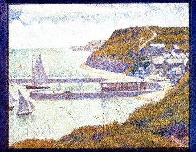 Harbour At Port En Bessin At High Tide 1888