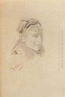 Portret van Sarah Bernhardt
