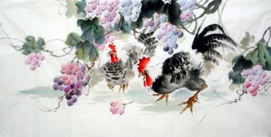 Cock - Pittura cinese