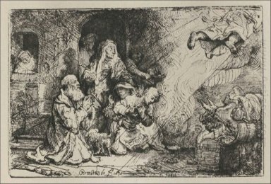 Anjo afastando-a família de Tobias 1641