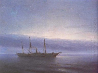 Vor dem Battle Ship Konstantinopel 1872