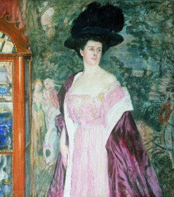 Retrato de um D Romanova 1908
