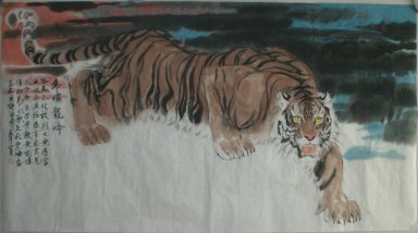 Tiger - Pittura cinese