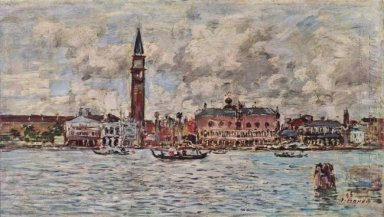 Markusplatsen i Venedig 1895