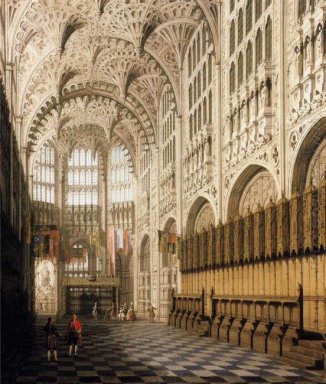 das Innere der Kapelle Heinrichs VII. in der Westminster Abbey