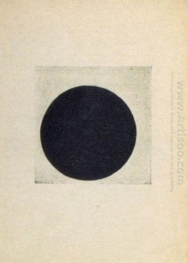 Композиция с черным кругом 1916