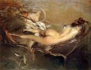 Sebuah Reclining Nude On A Day Bed