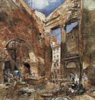 De Vismarkt In Rome 1865