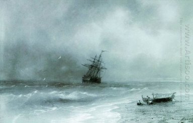 Mar agitado 1844