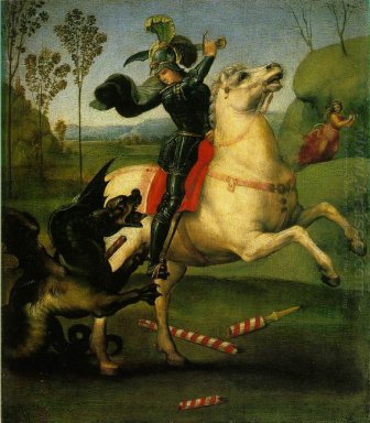 St George mit dem Drachen kämpft 1505