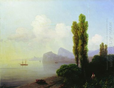 Vue de la baie de Sudak 1879