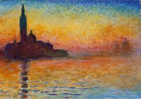 San Giorgio Maggiore in der Dämmerung