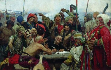 La respuesta del cosacos Zaporozhian Para Sultan Mahmud Iv 1896