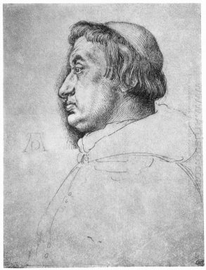 Porträt von Kardinal Albrecht von Brandenburg 1