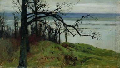 View Of Volga Dari The High Bank 1887