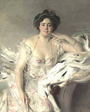 Portret van Dame Nanne Schrader 1903