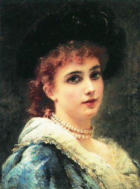 Parisienne à Pearl Necklace