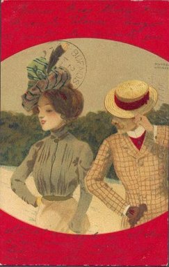 Couples entre le rouge Borders 1901 4