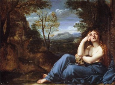 ångerfull Magdalen i ett landskap