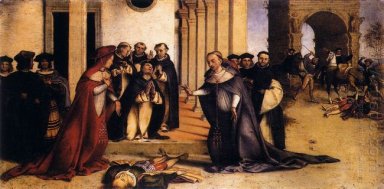 St Dominic soulève Napoleone Orsini 1516