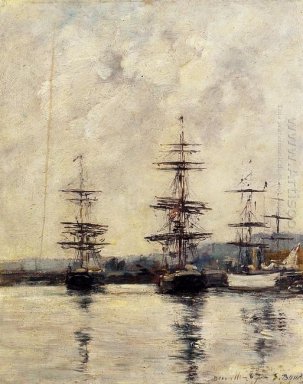 Der Hafen Deauville 1887
