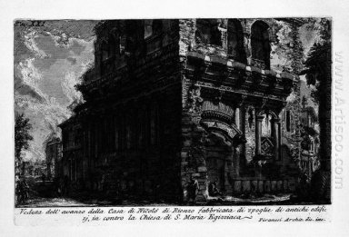 La Antigüedades romanas T 1 Placa Xx Casa Dei Crescenzi 1756