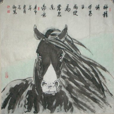 Kuda - Lukisan Cina