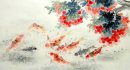 Peixe-Bayberry - Pintura Chinesa