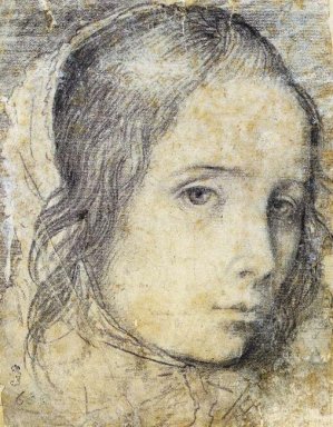 Huvud av en flicka 1618