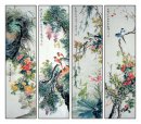 Oiseaux et fleurs - FourInOne - Peinture chinoise