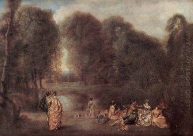 gathering in the park