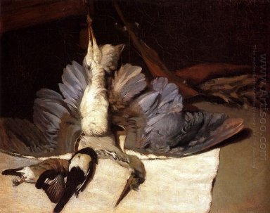 натюрморт цапля с распростертыми крыльями 1867
