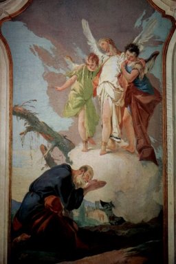 L\'apparition des anges à Abraham 1728