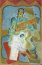 Pierrot que joga a guitarra 1923
