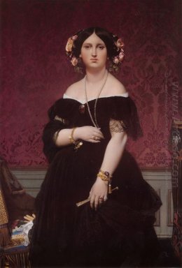 Portret van Madame Moitessier Permanent