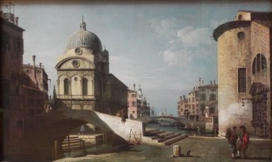 Venetiaanse Capriccio Uitzicht op de Santa Maria dei Miracoli