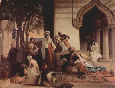 De Nieuwe favoriet Harem ScȨne 1866