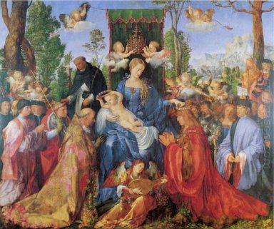 die Dame des Festival du rosaire 1506