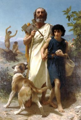 Homer And His Guide 1874