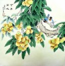Aves y Frutas - Pintura china