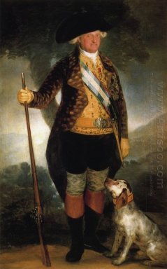King Carlos Iv In Hunting Costume 1799