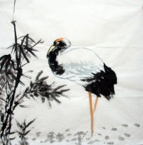 Crane - Pittura cinese
