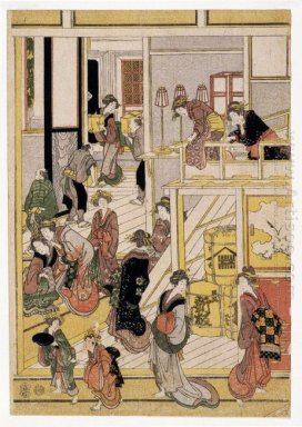Neujahr S Days Of The Teahouse Ogi Ya 1812
