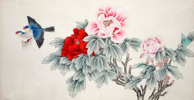 Pfingstrose - Chinesische Malerei