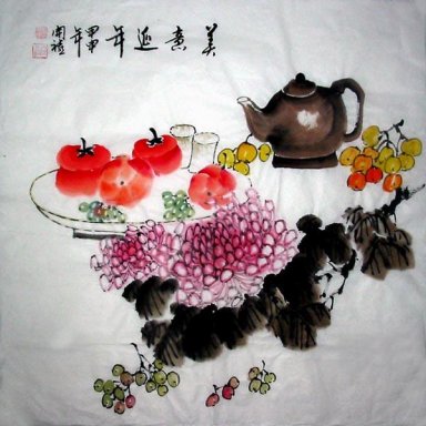 Légumes - Peinture chinoise